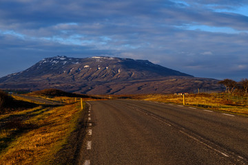 Beautiful road in a national park