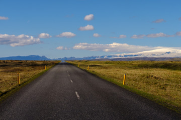 Beautiful road in a national park