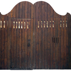 wooden gate old