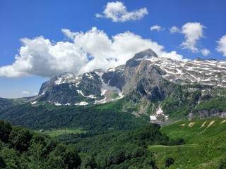 Naklejka premium Mountains