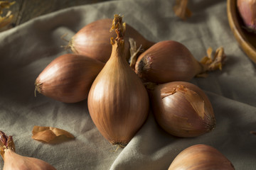 Raw Organic Shallot Onions