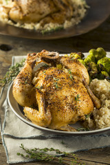 Herby Baked Cornish Game Hens