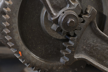 Werkzeuge und Maschinen in einer Schmiede