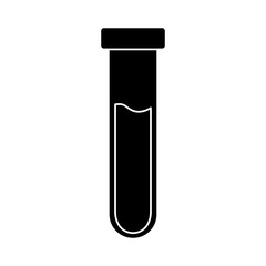 Test tube medical flask icon vector illustration graphic design