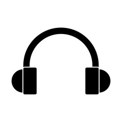 Headphone music device icon vector illustration graphic design