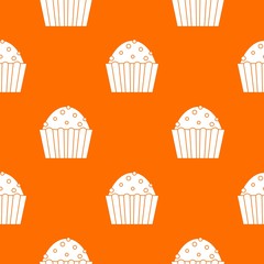 Cup cake pattern seamless