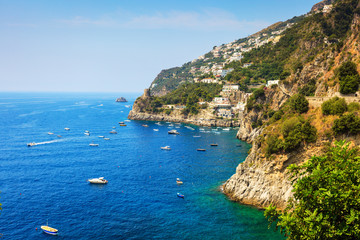Amalfitan coast near Positano Italy