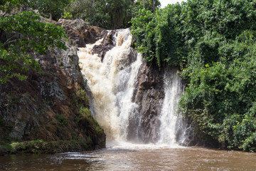 Ssezibwa Falls, Mukono, Uganda. 23 April 2017. A view of the waterfalls.