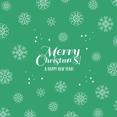 Snowflakes. Happy New Year