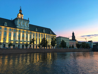 Fototapeta premium Centro de Wroclaw, Polonia