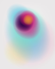 Vibrant modern watercolor gradient blurs background. Eps10 vector illustration