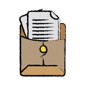 file folder with business document information