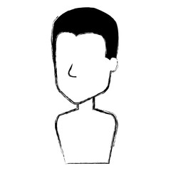 young man shirtless avatar character