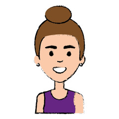 beautiful woman avatar character