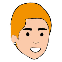 beautiful woman head avatar character