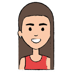 beautiful woman avatar character