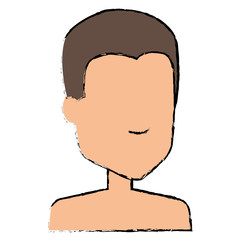 young man shirtless avatar character