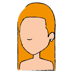 beautiful woman shirtless avatar character