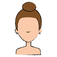 beautiful woman shirtless avatar character