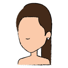beautiful woman shirtless avatar character