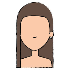 beautiful woman shirtless avatar character