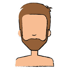 young man shirtless avatar character