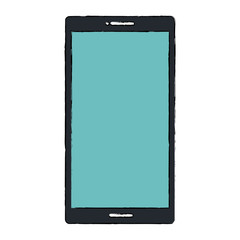 smartphone device isolated icon