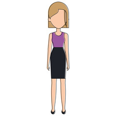 beautiful woman avatar character