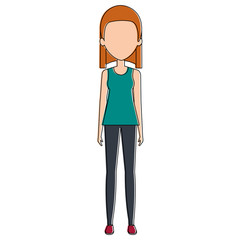 beautiful woman avatar character