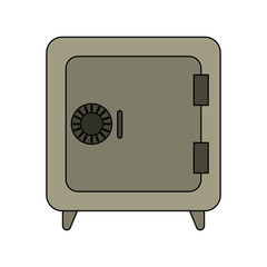 safe box icon image vector illustration design 