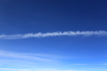 Trace of artificial rain.