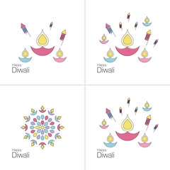 Happy Diwali text design