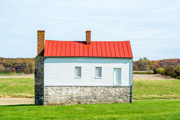 White House with Red Roof