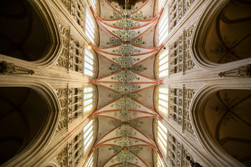 inside a church in den bosch in the netherlands