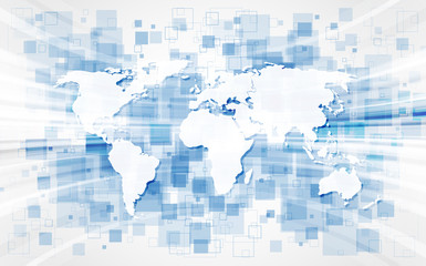 Obraz premium Abstract future technology concept background with various , vector illustration