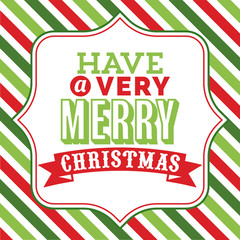 Have a very merry christmas sayings word art