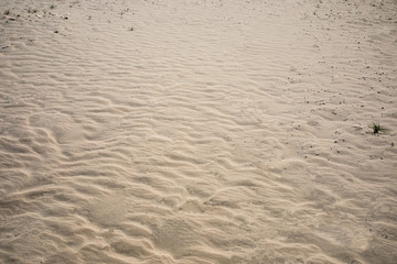 natural color of sand beach on tropical coastal