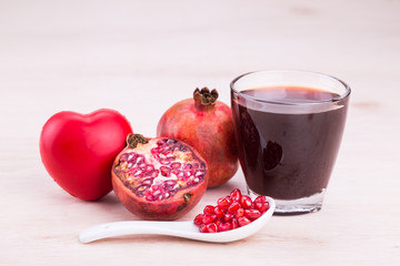 Organic Pomegranate juice with high anti-oxidant good for health