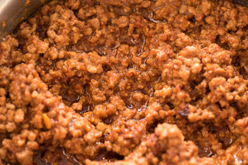 Classic and tasty ragù from Bologna  Italy