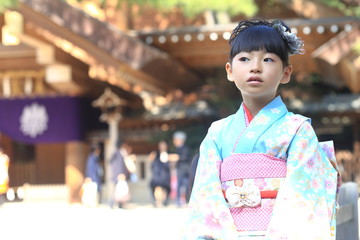 Fototapeta premium 七五三