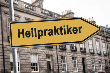 Fototapeta premium Schild 238 - Heilpraktiker