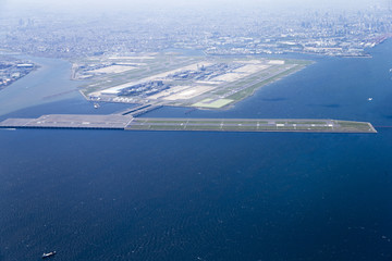 羽田空港の空撮