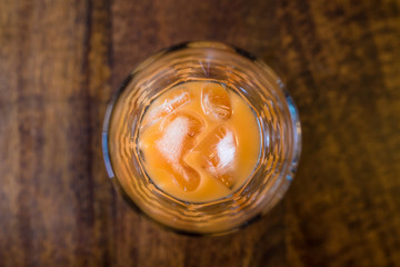 breakfast juice with ice