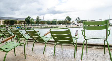 Fototapeta premium Paris in rain