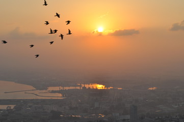 Haifa Israel Sunrise