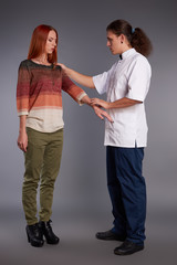 Nice couple background isolated