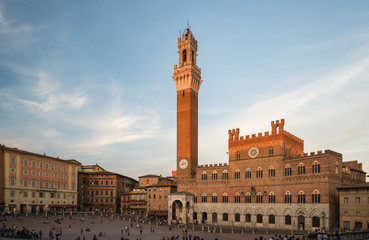 Siena downtown, Campo Square (Piazza del Campo)