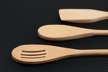 wooden spoon is handmade