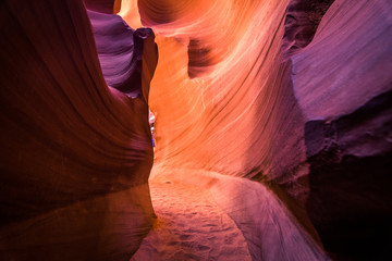 amazing shapes at antelope canyon, arizona