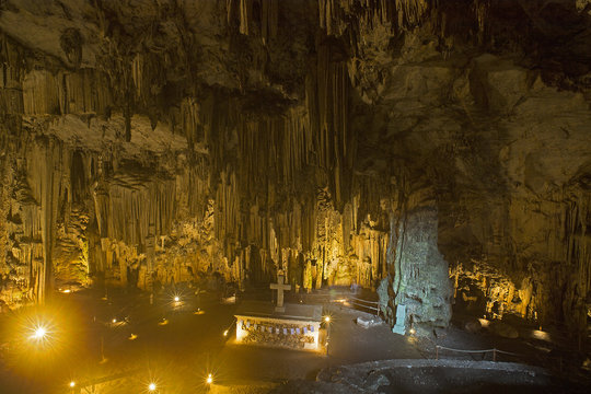 Melidoni-Tropfsteinh&ouml;hle bei Panormo/Rethymnon, Kreta, Griechenland